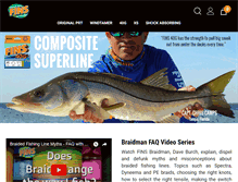 Tablet Screenshot of finsfishing.com